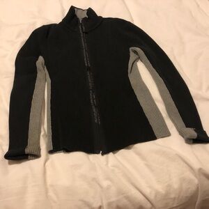 Calvin Klein Knit Zipper Sweater Size Medium
